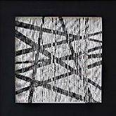 Vera Bonsen - Papierschnitt aus der Serie 'Backrooms' 2017,  40 x 40 cm